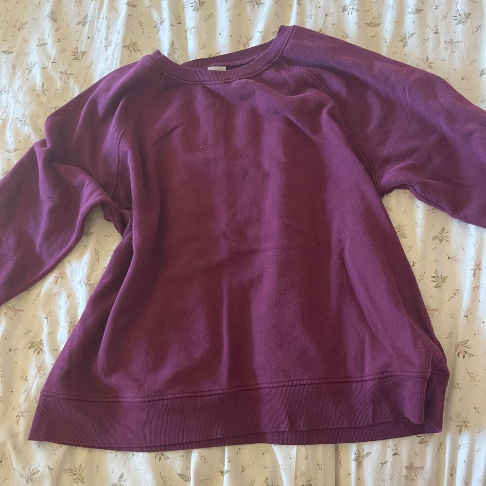 Burgundy Crew Neck